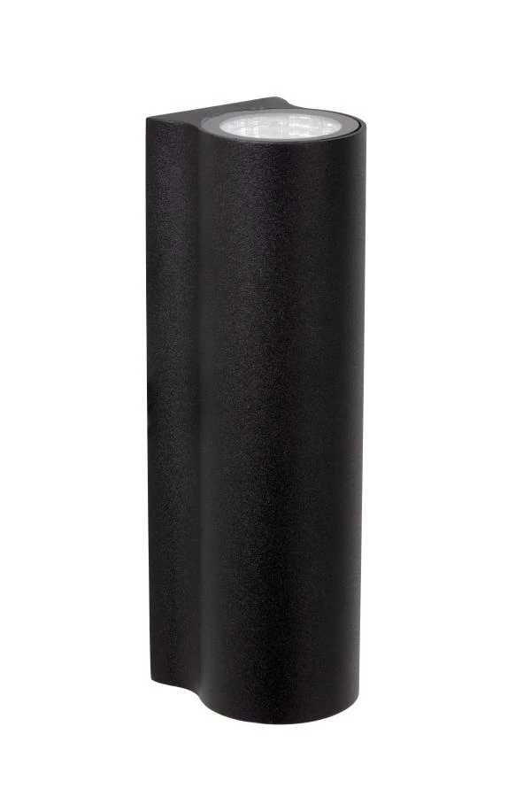 Lucide AKRA - Wandlamp Binnen/Buiten - LED - 2x6,5W 2700K - IP54 - Zwart - uitgezet